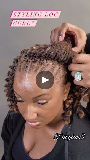 Curl Loc Styles, Bridal Dreadlock Hairstyles, Dreadlocks Mohawk, Dread Updos For Black Women, Bridal Locs Hairstyles, Loc Mohawk Styles, Dread Updos, Loc Curls, Loc Updo