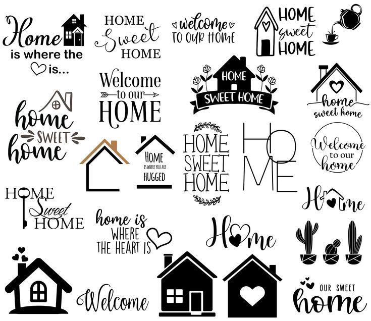 home is where the heart is svg files