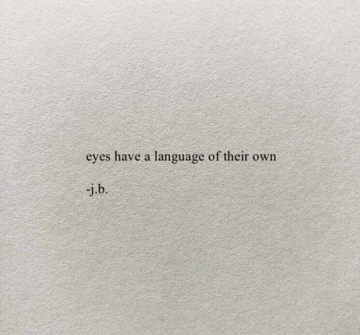 an old book with the words eyes have a language of their own