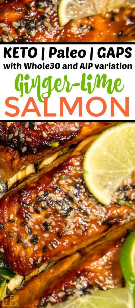 grilled salmon with lime and ginger - lime sauce on the side is featured in this recipe