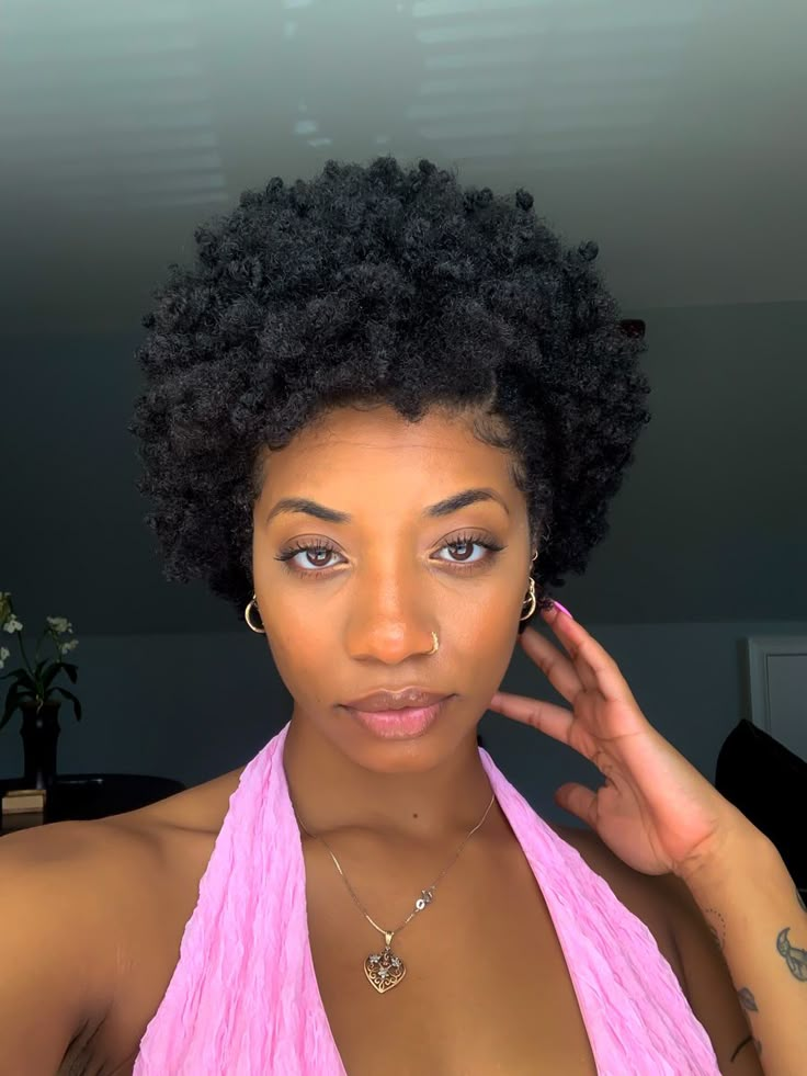 Small Afro Black Women, 4c Twa Styles, Short Afro 4c Hair, Twa Twist Out, Short 4c Haircut, Short Hairstyle Women 4c, 4b Twa, Short Twa Hairstyles 4c Hair, 4c Twa Hairstyles