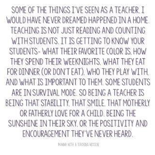 an image with the words, some of the things i've seen as a teacher