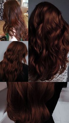 Natural Dark Red Hair Color, Red Hair For Olive Skin Tone, Dark Mahogany Hair Color, Natural Dark Red Hair, Cool Hair Colors, Dark Red Hair Color, Best Hairstyles For Women, Red Hair Inspo, Brown Hair Looks