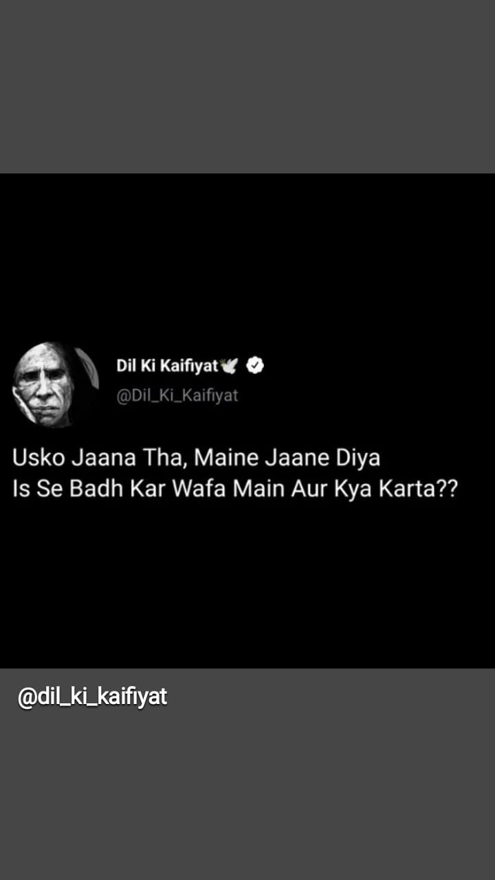 an old man with glasses on his face and the words usko jaana thaa maine