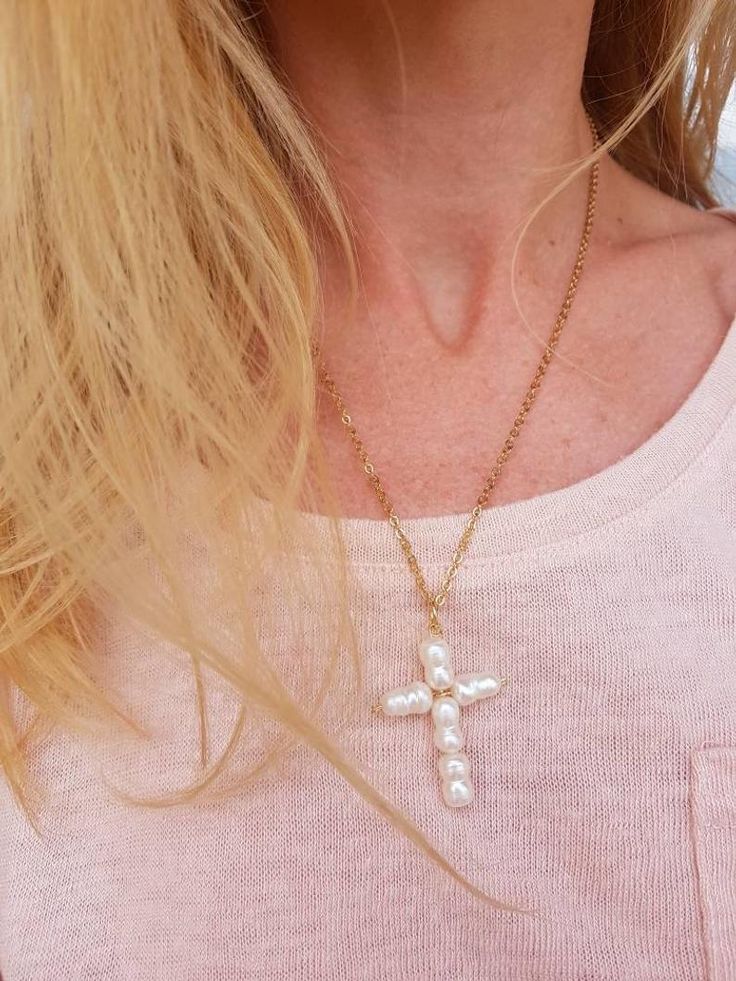 Pearl Cross Necklace Greek Cross Pendant Modern Religious | Etsy White Pearl Cross Necklace As Gift, Pearl White Cross Necklace Gift, Pearl Cross Necklace With Pearl Drop As Gift, White Pearl Cross Necklace Gift, White Cross Pendant Necklace With Pearl Drop, White Cross Necklace With Pearl Drop, Pearl Cross Necklace With Pearl Drop, White Pearl Cross Necklace With Pearl Drop, White Pearl Drop Cross Necklace