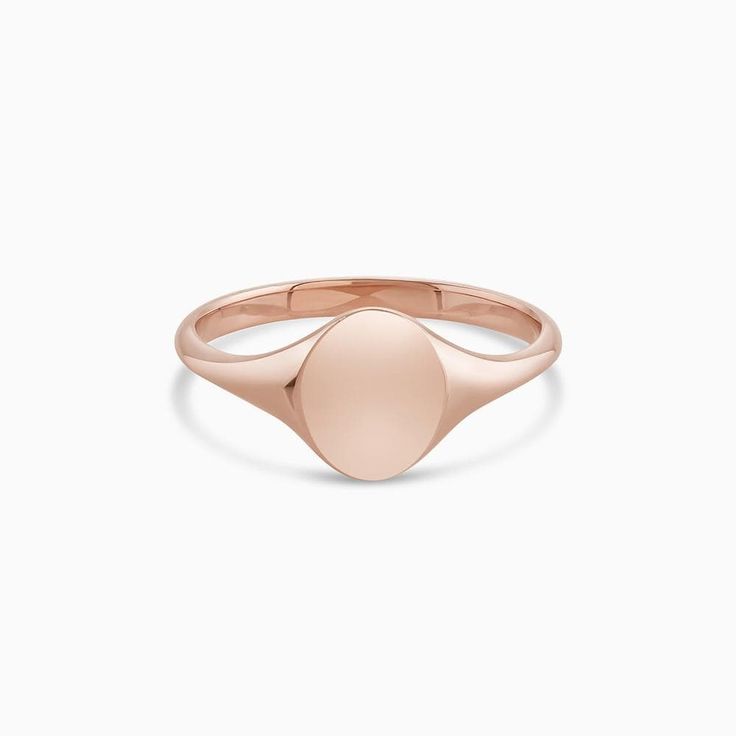 Classic Namesake Signet - Consider the Wldflwrs Timeless Adjustable Oval Rings, Timeless Rose Gold Round Signet Ring, Classic Rose Gold Sterling Silver Rings, Rose Gold Jewelry With Smooth Bezel As A Gift, Rose Gold Jewelry With Smooth Bezel For Gift, Oval Jewelry With Shiny Finish For Anniversary, Oval Jewelry With Glossy Finish For Anniversary, 14k Rose Gold Hallmarked Signet Ring, Oval Classic Promise Ring Jewelry