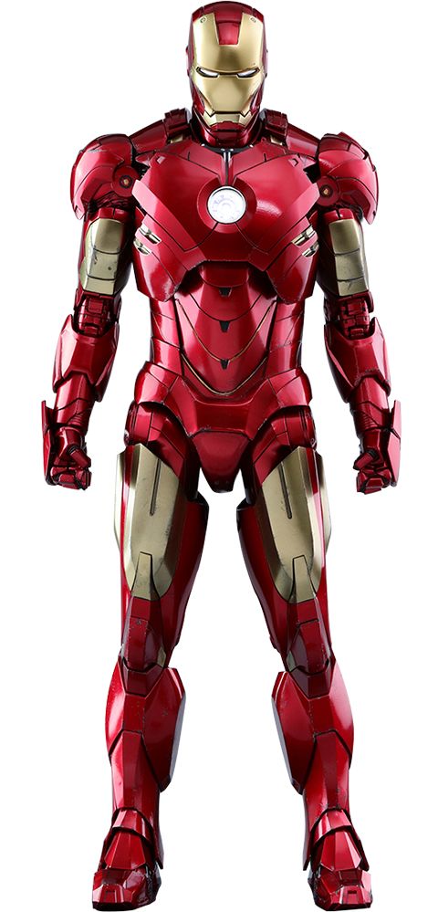 the iron man suit is shown in this image