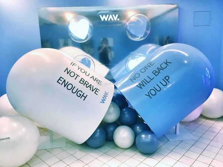 there are balloons in the shape of two heart shaped bottles with words on them and one has a sign that says, it's you are not brave enough enough to braie enough