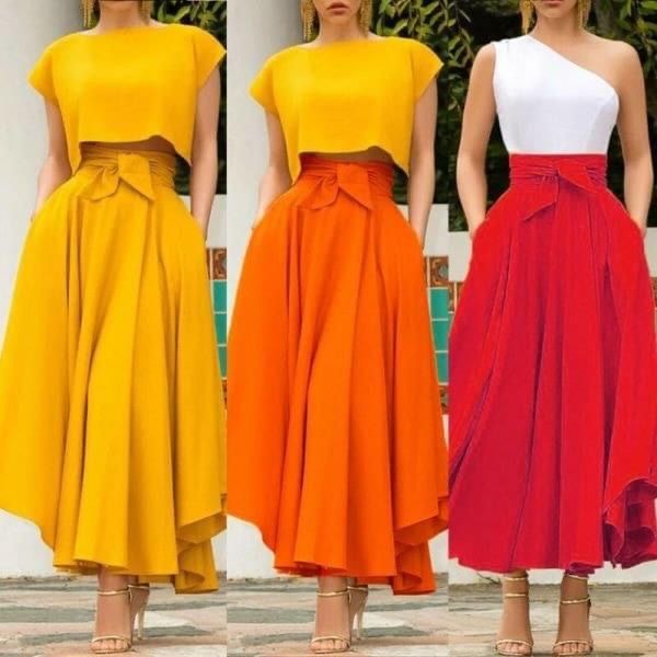 Checked Skirt, High Waisted Pleated Skirt, Pleated Long Skirt, Pleated Maxi Skirt, Long Maxi Skirts, Long Skirts, Tie Styles, Abayas Fashion, Maxi Skirts