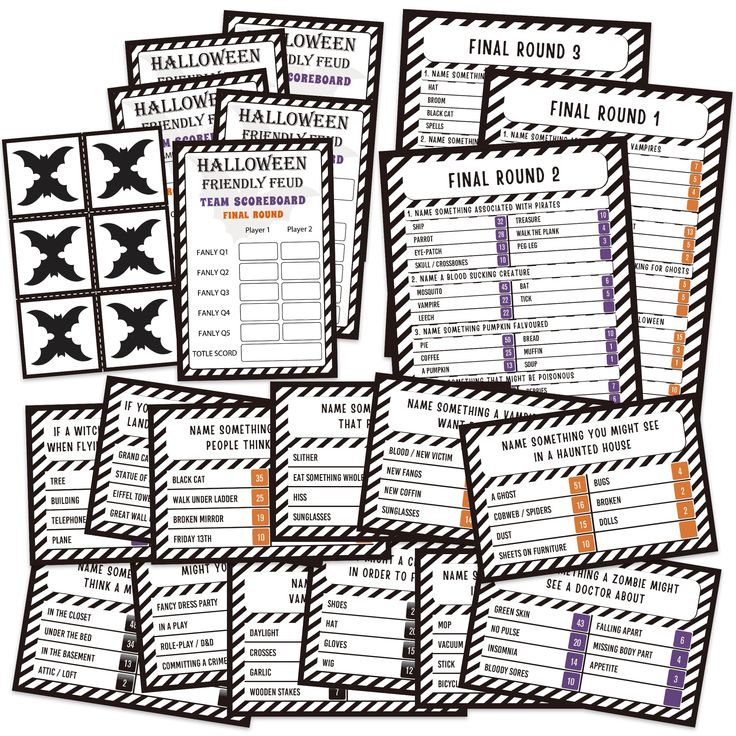 halloween printables and games for the classroom