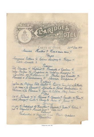 an old document with writing on it that says,'hotel des mote '