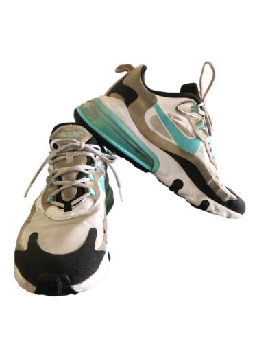 Nike Air Max 270 React Women’s Shoes White Aurora Green Black CJ0619 001 Sz 8 | eBay Nike Air Max 270 React, 270 React, Air Max 270 React, Nike Air Max 270, Air Max 270, Shoes White, Air Max, Nike Air Max, Aurora