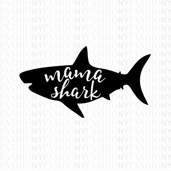 Free Baby Shark Svg Black And White 109 SVG PNG EPS DXF File