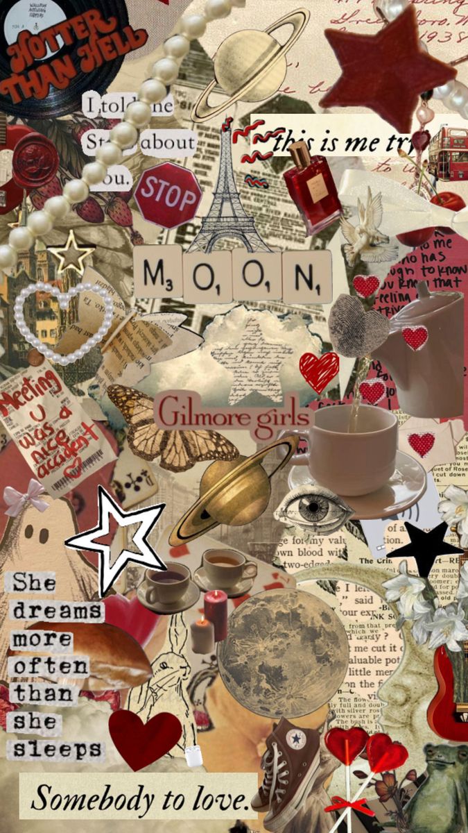 a collage of images with words and pictures on them, including the eiffel tower