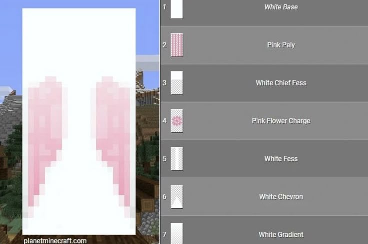 an image of a computer screen with some pink and white squares on it's side