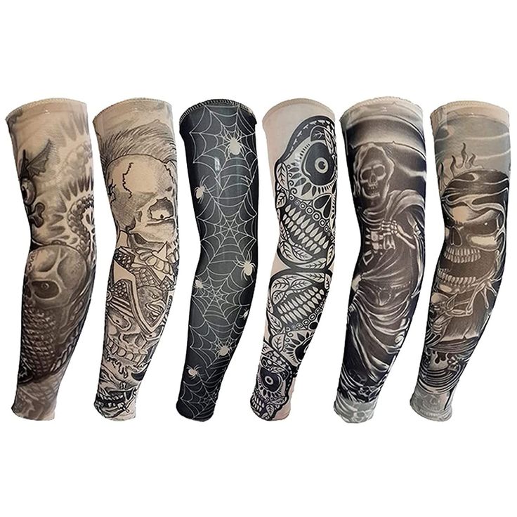 Tattoo Sleeves for Men,YARIEW 6Pcs Arm Sleeves Fake Tattoos Sleeves to Cover Arms Sun Protection Sleeves Tattoo Sleeve Covers Tattoo Cover Up Sleeve Temporary Tattoo Sleeves for Men and Women (Set 4) Vericous Veins, Cover Up Sleeve, Protection Tattoo, Fake Tattoo Sleeves, Temporary Tattoo Sleeves, Greek Mythology Tattoos, Arm Accessories, Tattoo Sleeves, Tattoo Cover Up