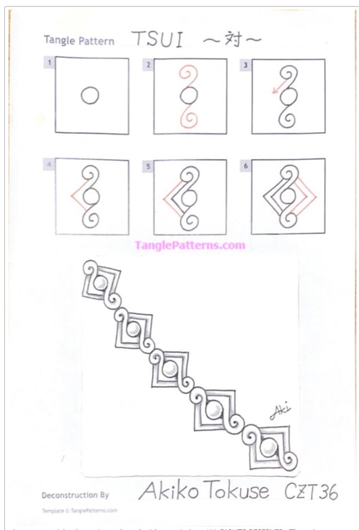 the instructions for how to draw a spiral staircase with numbers and symbols in each section