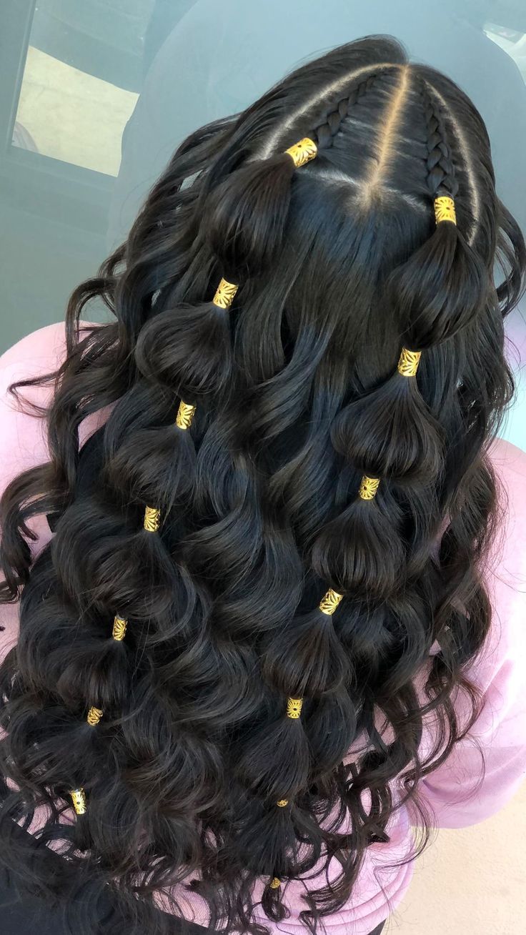 more in telegram Hairstyle Examples, Hairdos For Curly Hair, Hair Stylies, Hairdo For Long Hair, Hair Stylist Life, Halloween Hair, Easy Hairstyles For Long Hair, روتين العناية بالبشرة, Aesthetic Hair