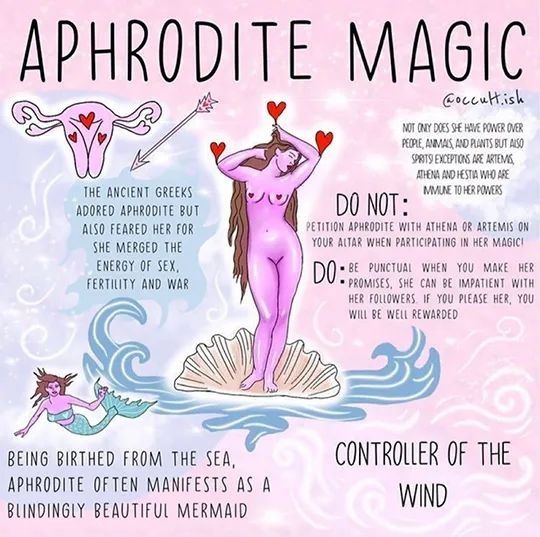 an info sheet describing how to use aphrodite magic