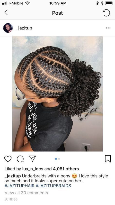 Cabello Afro Natural, Locs Styles, Lil Girl Hairstyles, Kid Braid Styles, Girls Natural Hairstyles, Braided Ponytail Hairstyles, Girl Braids