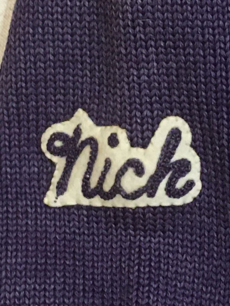 "1950s cardigan sweater Sportcraft Knitting, Seattle, Washington 'registered Letterman' 100% new virgin wool purple white pocket interiors cursive chainstitch 'Nick' patch, left arm original buttons good vintage condition, light wear sun fade, authentic age wear no size tag, fits like a small, see below measures, lying flat, shoulder-16\" chest-18\" sleeve-24\" length-26\"" 1950s Cardigan, Letterman Cardigan, Letterman Sweaters, Wool Purple, Varsity Cardigan, Cocktail Dress Vintage, May Weddings, Vintage Cocktail, Long Sweaters Cardigan