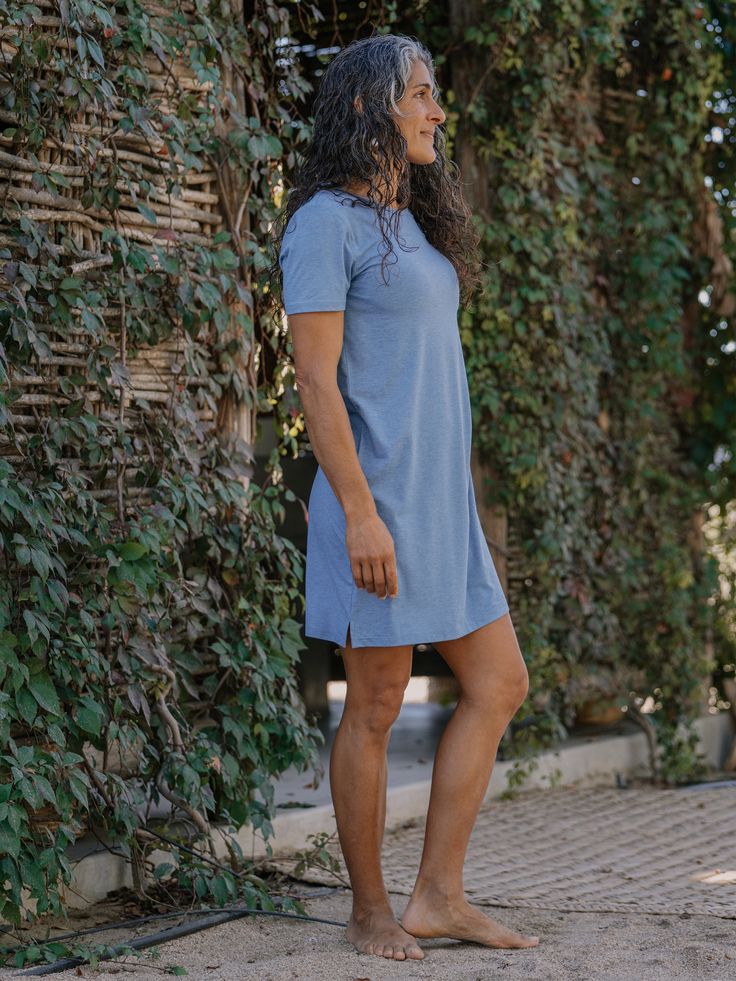 Introducing our new favorite go-to: the Tee Shirt Dress. Crafted from super-soft fabric that strikes that perfect balance—just enough weight to drape without revealing too much—it's the ultimate solution to comfort and style. With a modest length that keeps things casual yet chic, this dress is all about being effortless. Whether you're running errands or meeting friends, simply slip it on and you're ready to take on the day. Versatile enough to dress up with accessories or keep it laid-back wit Meeting Friends, Travel Dress, Tee Shirt Dress, Pacific Coast, Dress Cuts, Dress Size Chart, Xl Dress, Running Errands, Wardrobe Essentials