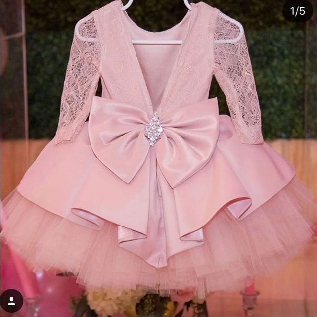 Custom Made Long Sleeve Ballerina Dress. Very Cute Tutu Dress. The Back Is V Neck. Has Bow. Worn Once For Only 2 Hours. In Good Condition. Blush Pink Color. For Size 12. I Can Give The Measurements If You Need Spoiled Girl, Leather Ballet Shoes, Ballerina Birthday Parties, Blush Pink Color, Ballerina Birthday, Ballerina Dress, Birthday Party Outfits, Party Stuff, Tutu Dress