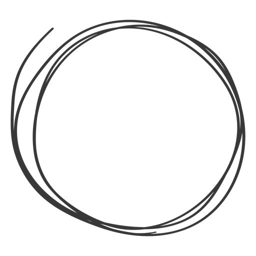 a black and white drawing of a circle