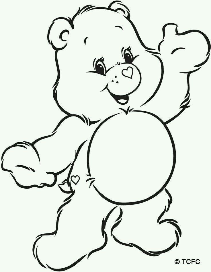 a black and white drawing of a teddy bear holding an object in its paws with one hand