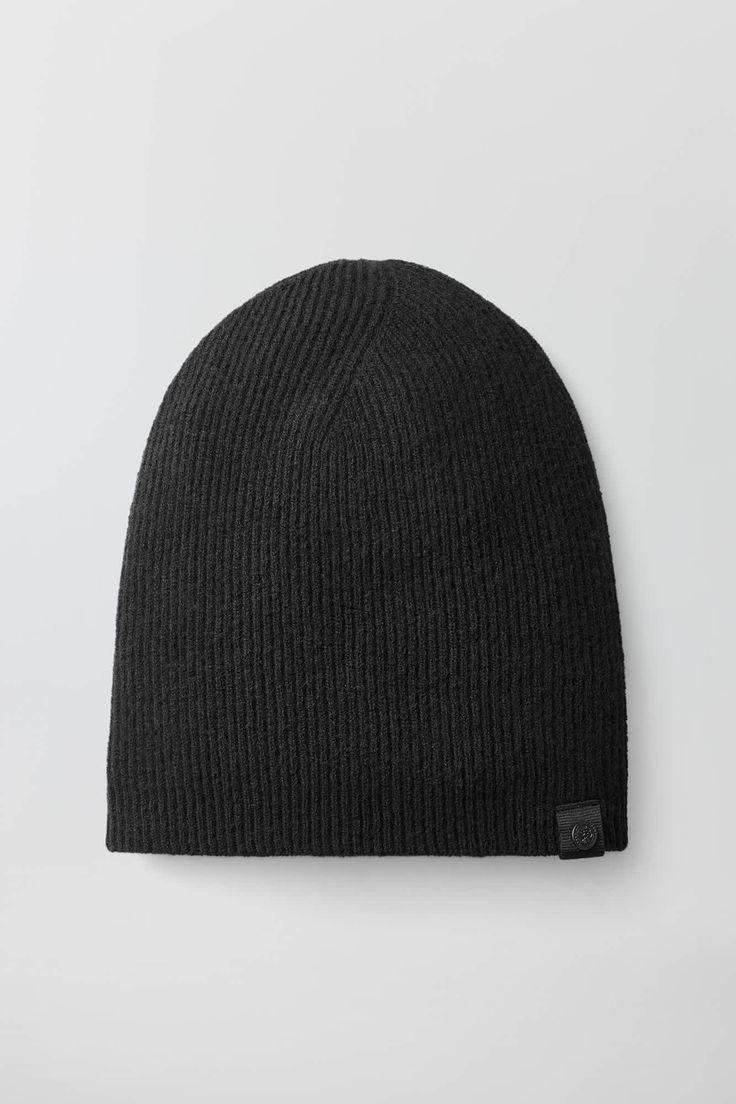 Crafted in Italy with an ultra-soft wool and cashmere blend for premium warmth, this Cashmere Toque will keep you cozy all winter long. With vertical rib-knit stitching and a fully-fashioned crown, it effortlessly compliments any outfit. Fully Fashioned, Knit Stitch, Soft Wool, Canada Goose, Rib Knit, Accessories Hats, Cashmere, In Italy, Stitching