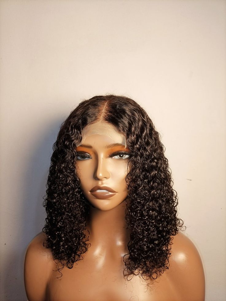 12 Inch Curly Wig, Curly Closure Wigs, Frontal Wig Styles, Curly Wig Styles, Wig Hairstyles Black Women, Curly Wig Hairstyles Black Women, Curly Wig Hairstyles, Wig Inspiration, Ladies Wigs