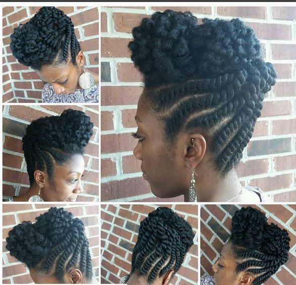 Hair styles Styles Of Braids, Updo Natural Hair, Natural Updo, Natural Twist, Twist Updo, Flat Twist Updo, Twisted Hair, Twisted Updo, Updo Styles