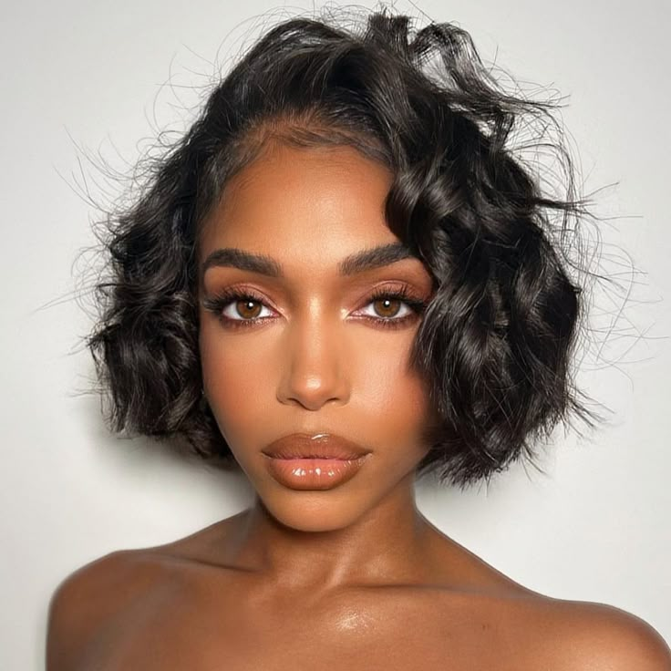 Haircuts Black Hair, Short Haircuts Black Hair, Lori Harvey, Brown Skin Makeup, Short Sassy Hair, Hair Tutorials Easy, Sassy Hair, Soft Glam, Relaxed Hair