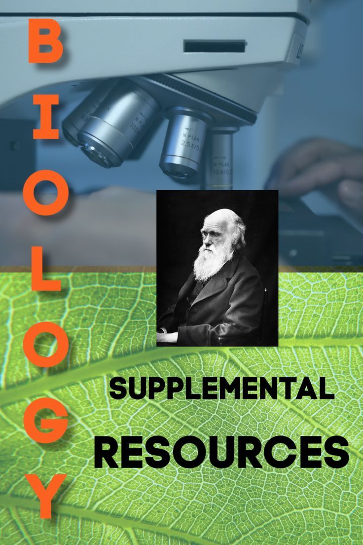 a book cover with an image of a microscope and the words biosyplemental resources