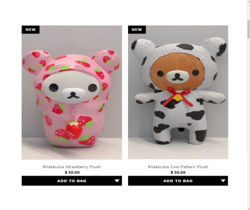 three different stuffed animals are shown on the same page