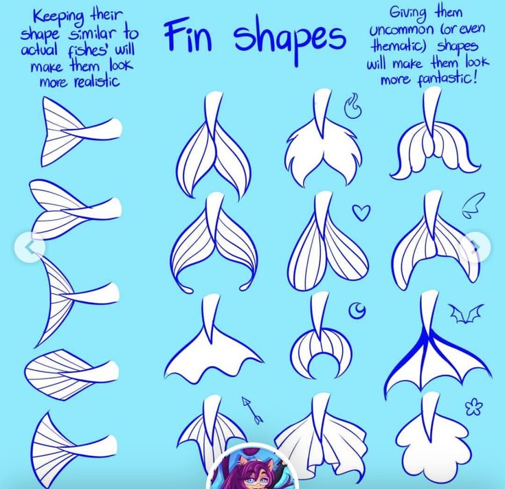 the instructions for how to draw fish shapes in adobe and photoshopped on paper