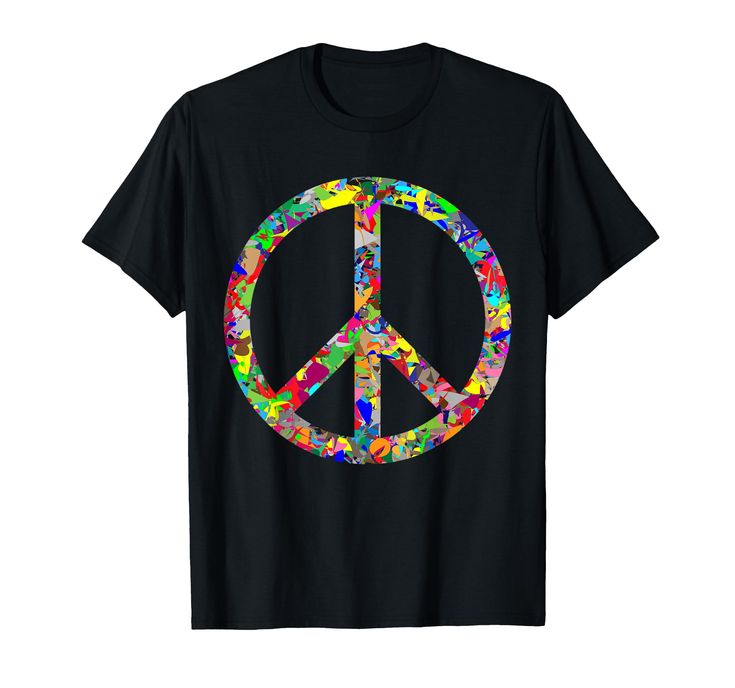 PRICES MAY VARY. colorful, prismatic, polygon, love, anime, text, support support, welcome, symbol, hope, unity, music, god, gift Lightweight, Classic fit, Double-needle sleeve and bottom hem Flower Power Outfit, Peace T Shirt, Peace Sign Shirt, Hippie Costume Halloween, Groovy Fashion, Flower Power Hippie, Everyday Cosplay, Hippie Costume, Cartoon T Shirt