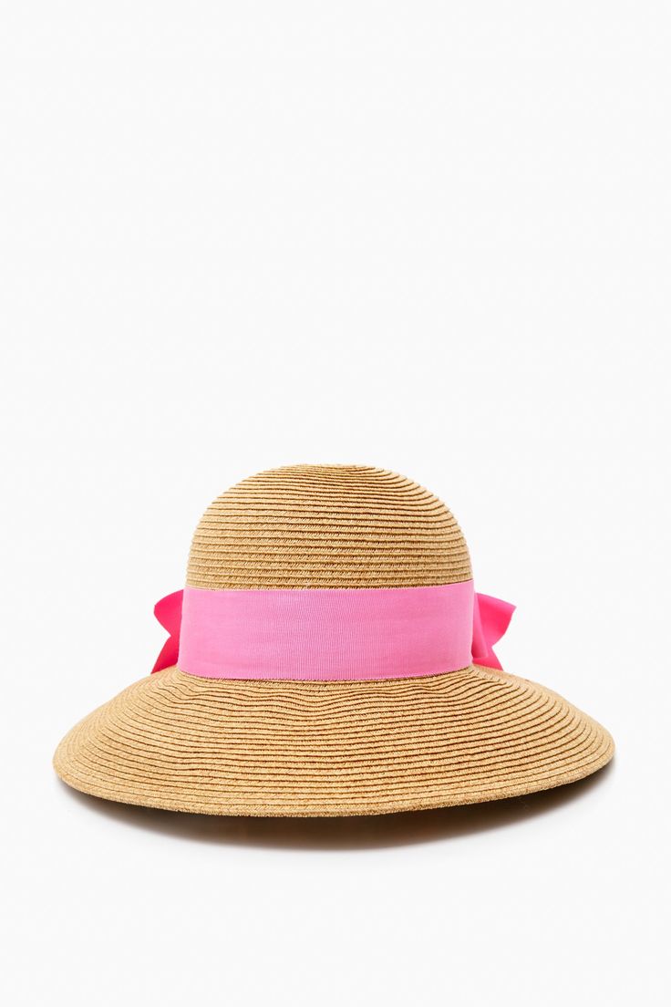 Toucan Hats makes our best-selling and beloved beach accessories.A Tuckernuck exclusive, this bow-trimmed hat offers pretty protection from the sun with a perfect pink ribbon detail. Wear to the beach with your favorite caftan for a classic, feminine, and practical finishing touch. The best part? It's packable so it will easily fit in your suitcase or weekender, and keeps its shape after you pull it out. Wide brim Pink bow detail Packable Material: Woven Straw Packable Hat, Classic Feminine, Perfect Pink, Beach Accessories, Cute Hats, Beautiful Hats, Anime Stuff, Summer Hats, Hat Making