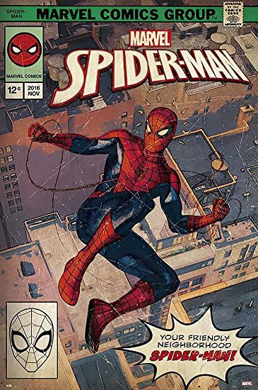 the cover to spider - man comic book