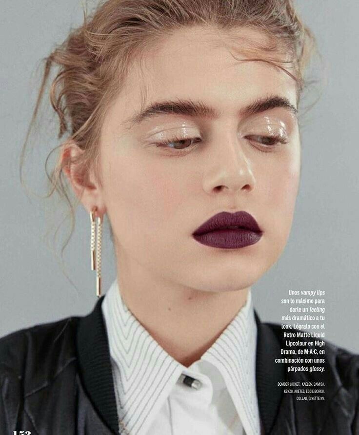 Ethereal Face, Editorial Make-up, Burgundy Lips, Maquillage On Fleek, Glossy Lids, Makeup 2018, Glossy Eyes, Make Up Inspiration, Dark Lipstick