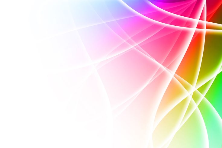 an abstract rainbow background with lines and curves