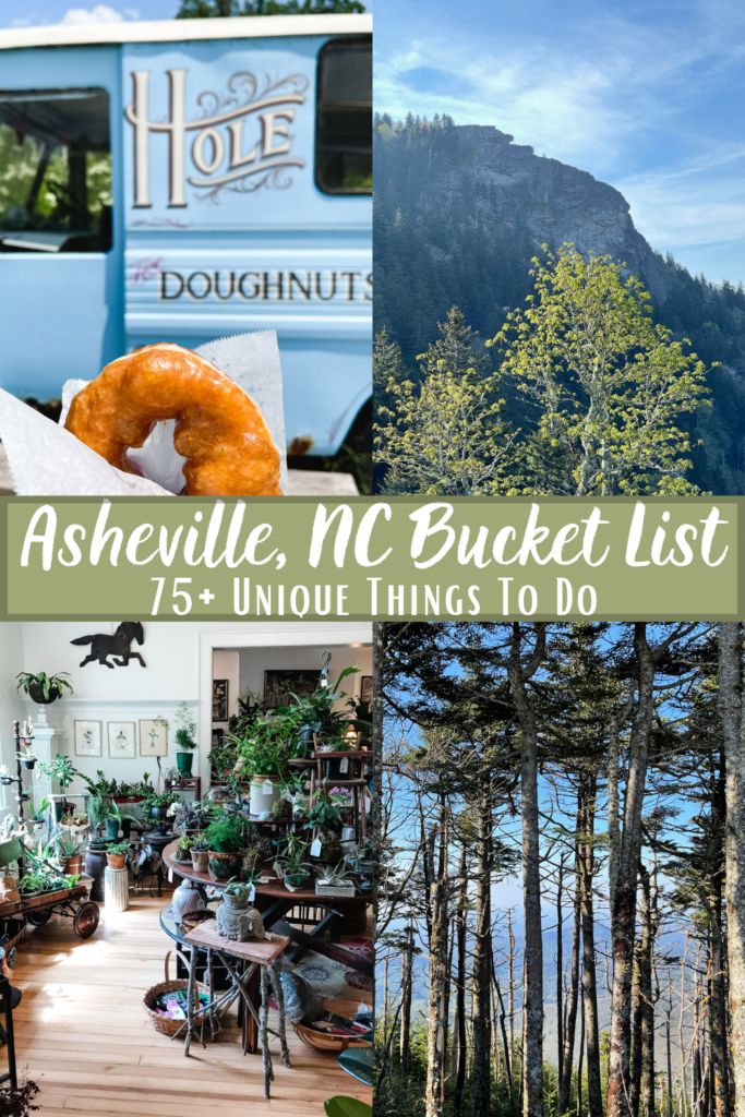 a collage of photos with the words nashville, mt bucket list and donut things to do