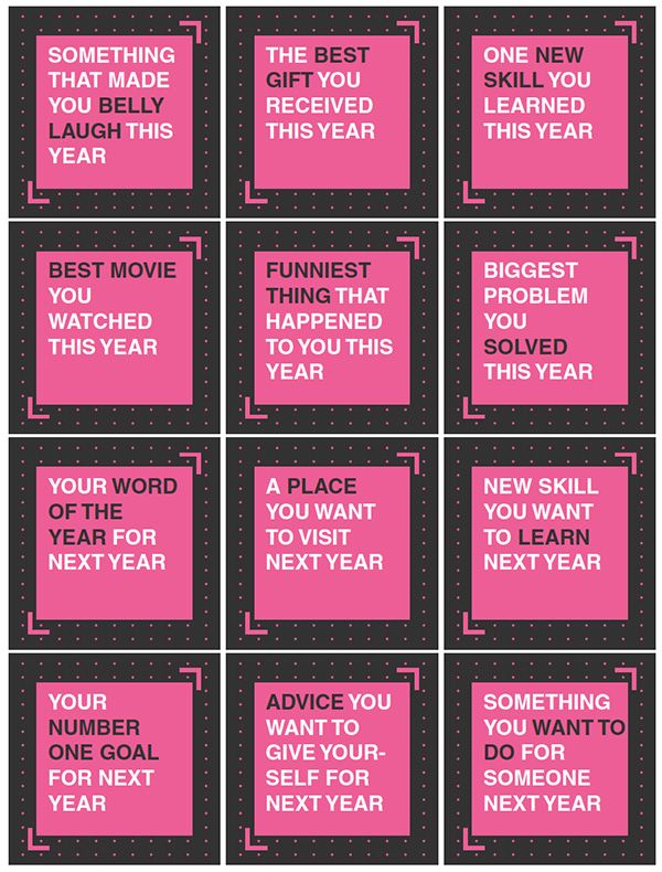 pink and black squares with words that say,'the best movie is this year '