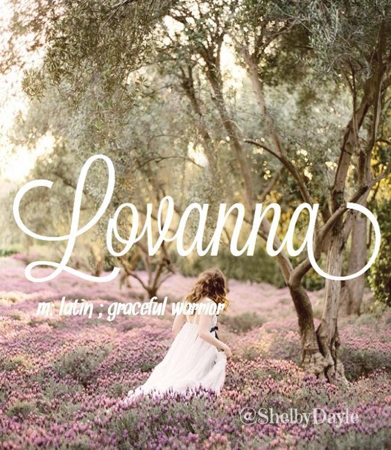 a woman in a white dress walking through purple flowers with the words povana on it