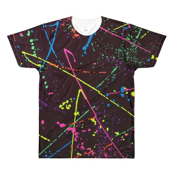 AnnuitCoeptisNYC - 80s Clothing Neon Paint Splatter Rainbow Mens Shirt Retro 80s Splatter Paint Festival Clothing Rave Clothing Burning Man Vintage Dance Party School Spirit Face Paint, Mormon Prom, Neon Paint Splatter, 80s Dance, 80s Outfits, Neon Paint, 80s Clothing, Summer Bash, 80s Theme Party