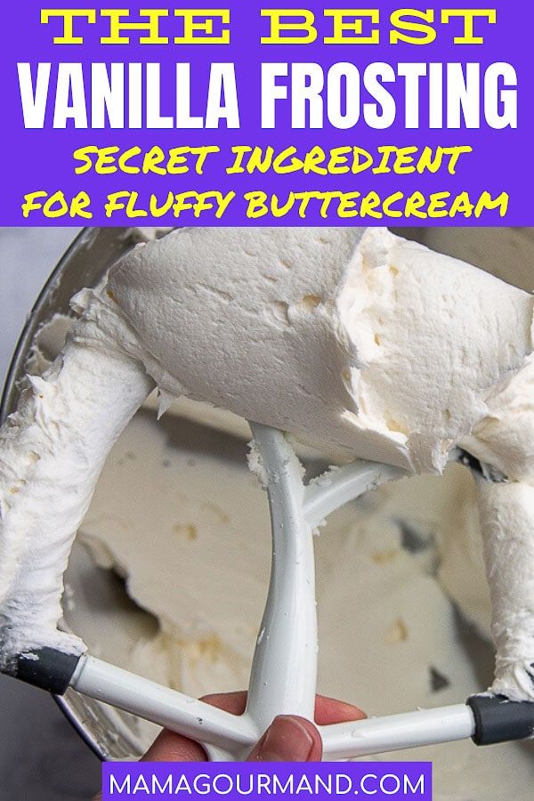 the best vanilla frosting secret ingredient for fluffy buttercream is in this recipe