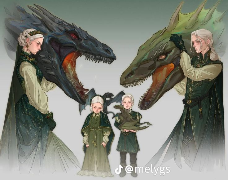 some people are standing next to a dragon and another person is holding something in their hands