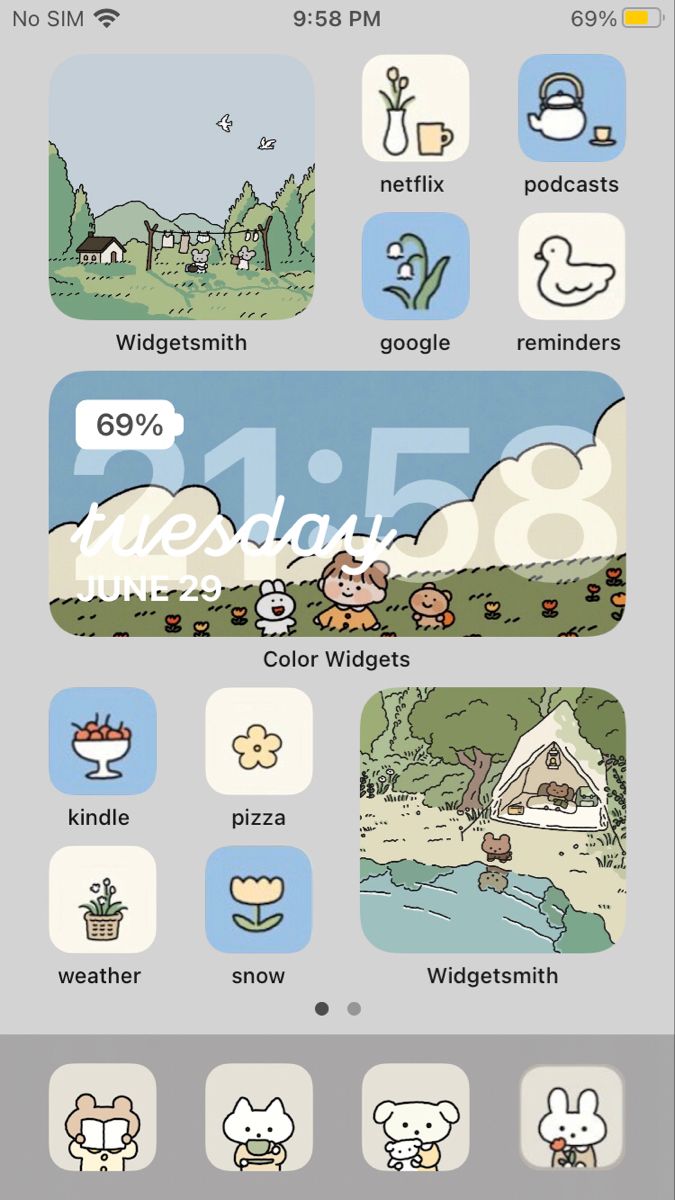 an iphone screen showing the different icons for various things to see and do on it