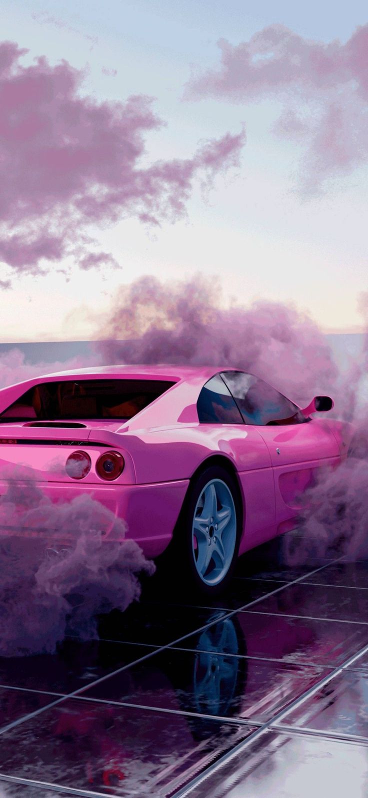 Pink Car Background, Pink Car Wallpaper Iphone, Pink Car Aesthetic Wallpaper, Pink Cars Wallpaper, Pink Gtr, Pink Car Wallpaper, Pink Lamborghini Wallpaper, Bmw Rose, Pink Lock Screen Wallpaper