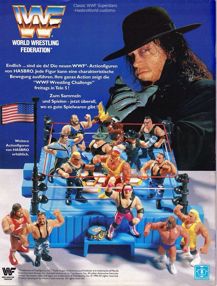 an advertisement for the wwf world wrestling tournament, featuring wrestlers from all over the world